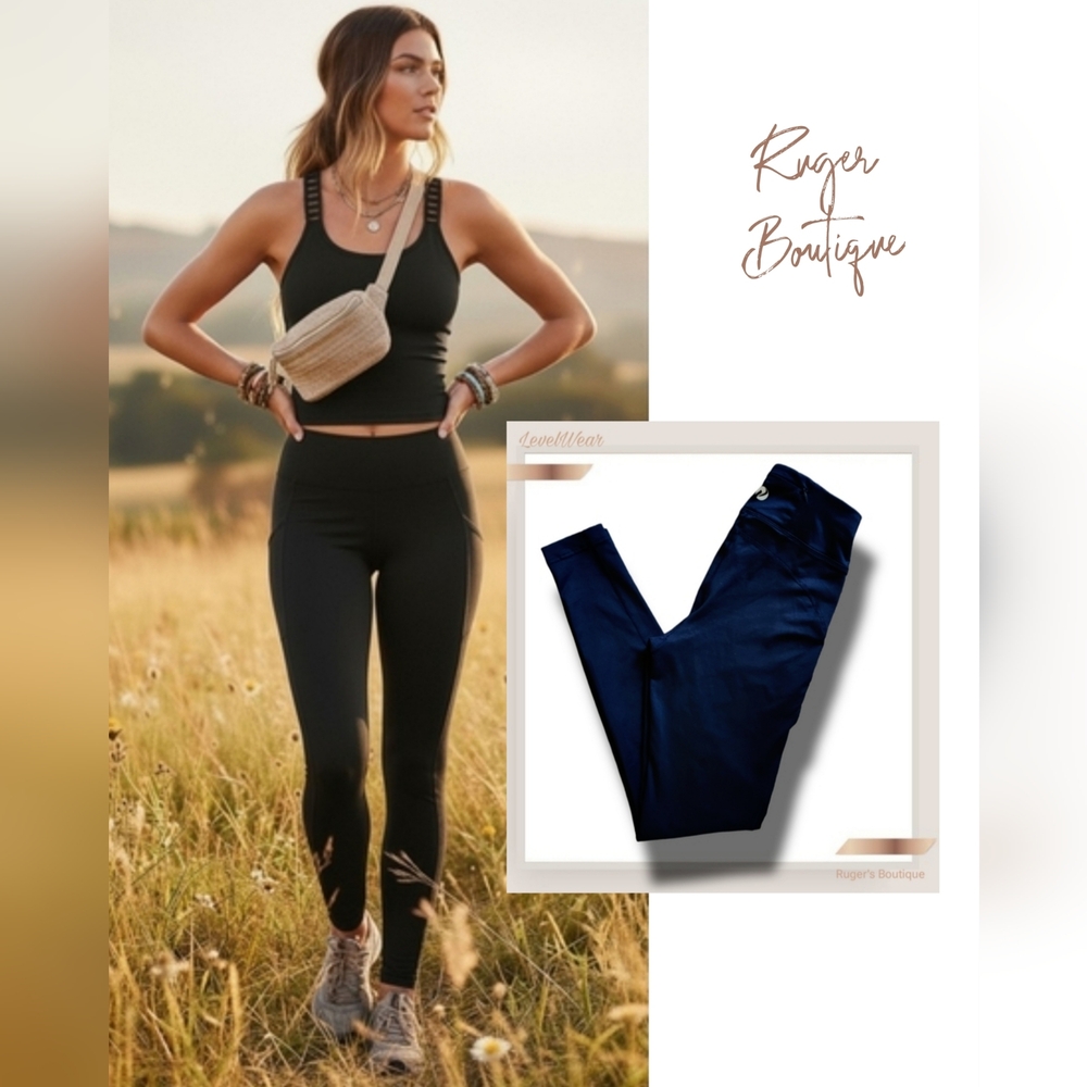 🌿Levelwear Verve Womens (Est medium) Black Prism Leggings